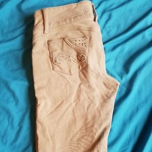 Tan Stretchy Skinny Jeans Size XS/0